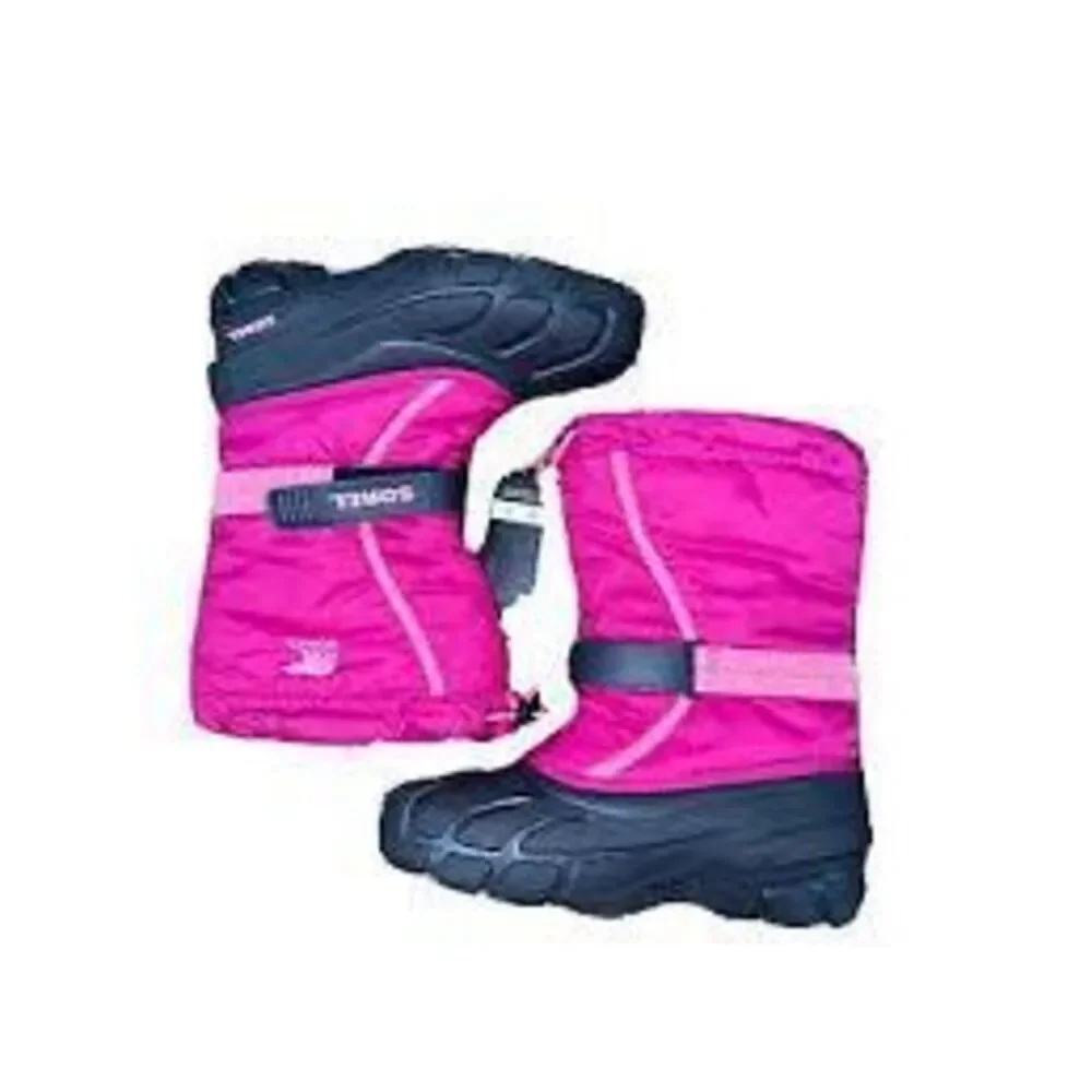 Sorel Big Kids Size 4 Flurry Boots Blooming Pink Winter Snow Waterproof Thermal